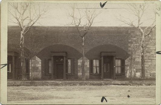 Casement at Fortress Monroe where Jefferson Davis was confined.
