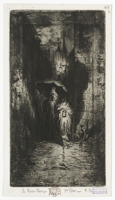 [Le réveillon.]