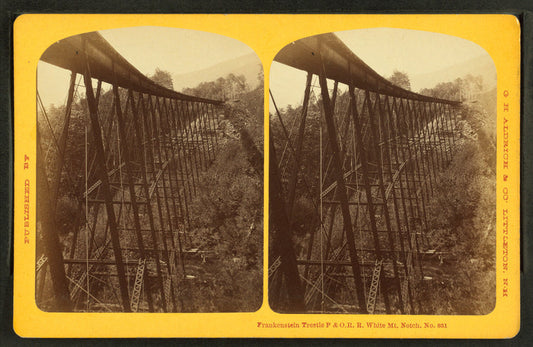 Frankenstein Trestle, P. & O.R.R., White Mts. Notch.