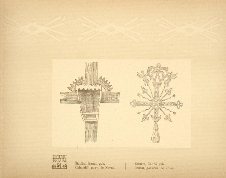Chiaoulaï, gouv. de Kovno; Crucaï, gouvern. de Kovno.