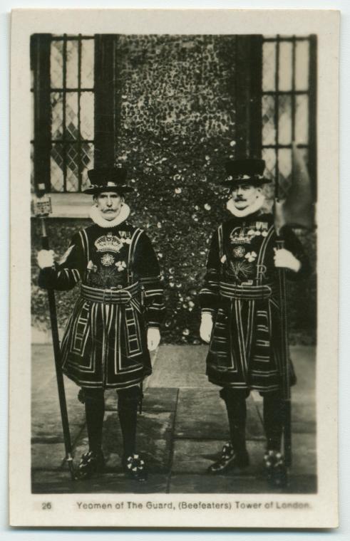 Yeomen of the Guard (Beefeaters) Tower of London.