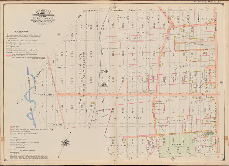 Bounded by Avenue E (Ditmas Ave.), Canarsie Ave., Avenue K, E. 81st St., Avenue J, (Paerdegat Basin) Paerdegat Ave. and Ralph Ave.