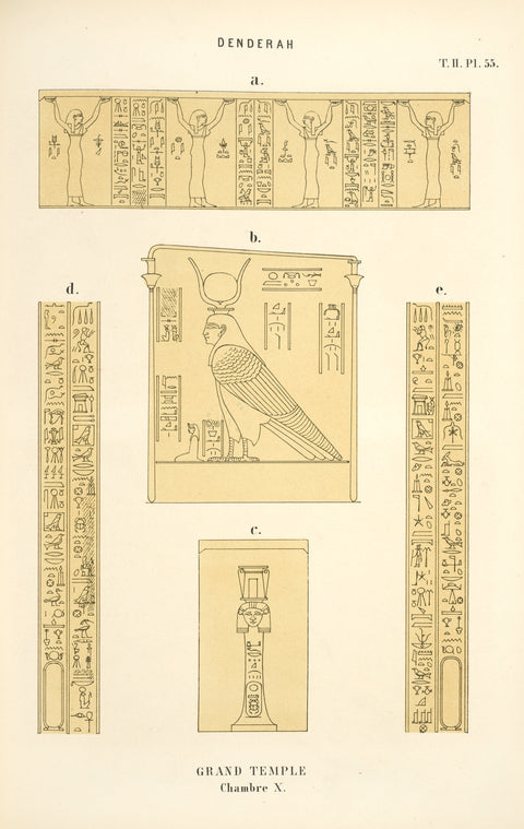 Denderah. Grand temple. Chambre X.