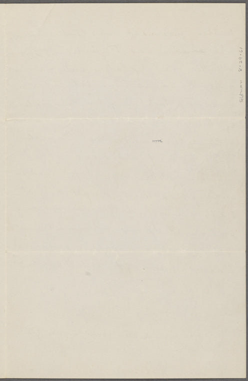 Yost, Mrs Robert M., ALS to. Jan. 14, 1887.