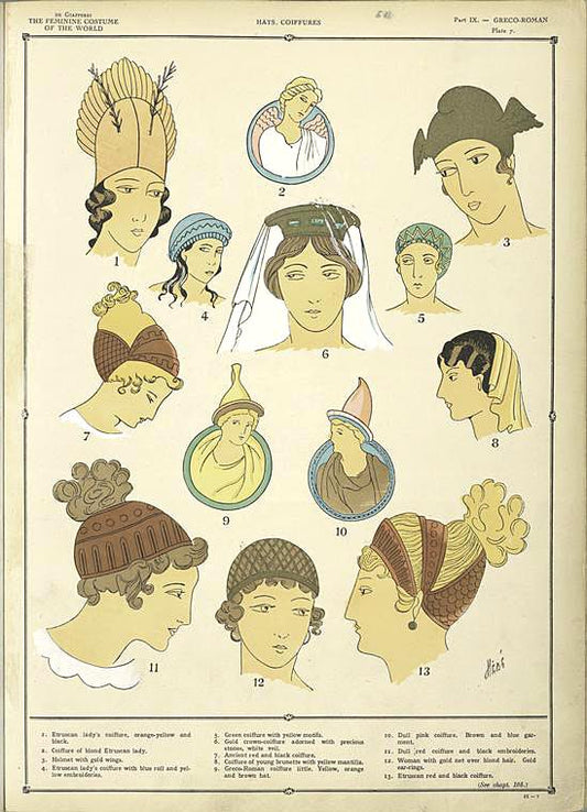Hats, coiffures
