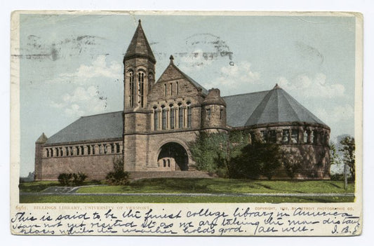 Billings Library, Univ. of Vermont, Burlington, Vt.
