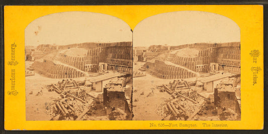 Fort Sumpter [Sumter]. The interior.