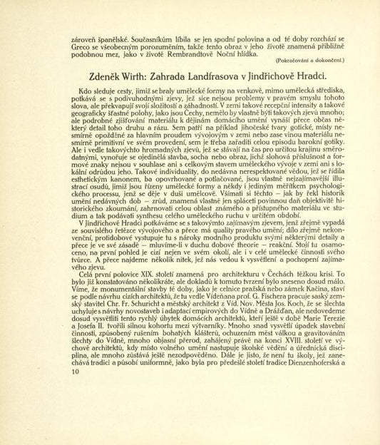 Zahrada Landfrasova v Jindřichově Hradci