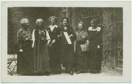 Dr. Anita Augspurg, Mme. Despard, and Lida Gustava Heymann.