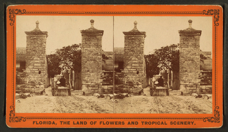 City gates, looking into St. George Street.