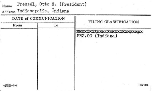 Frenzel, Otto N. (President)