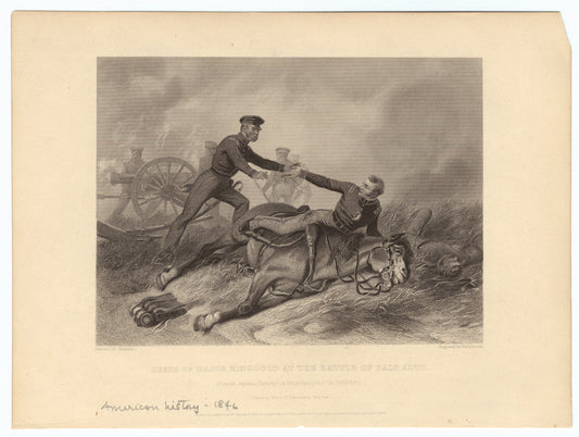 Death of Major Ringgold at the Battle of Palo Alto