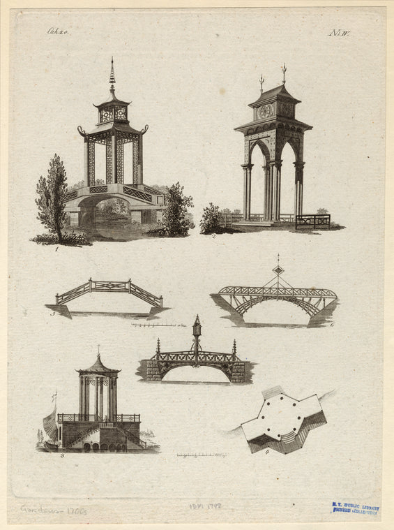 Garden bridges and structures