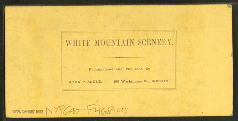 Willey House and Mt. Willard.