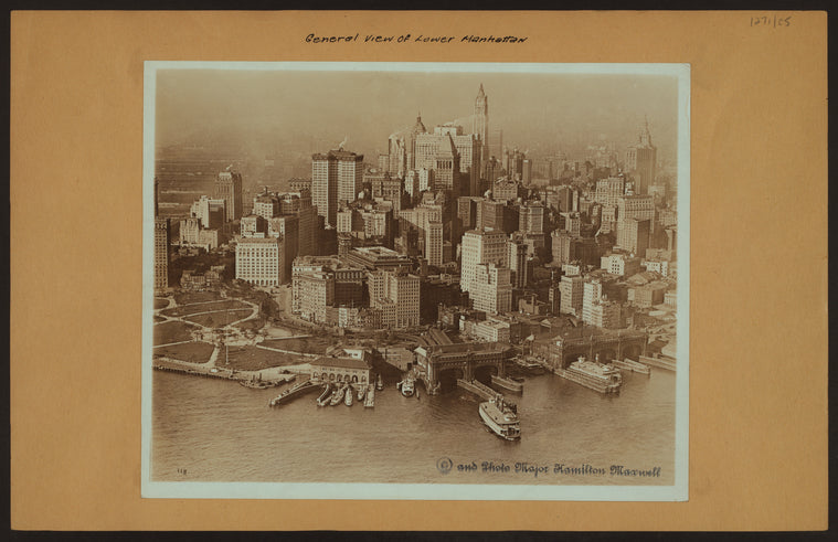 General view - Lower Manhattan -[Upper New York Bay.]