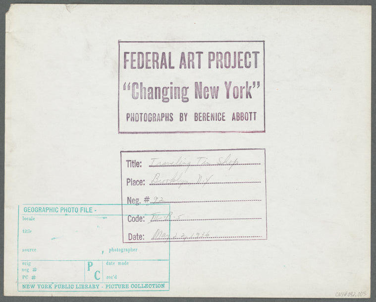Travelling tin shop, Brooklyn, N.Y.
