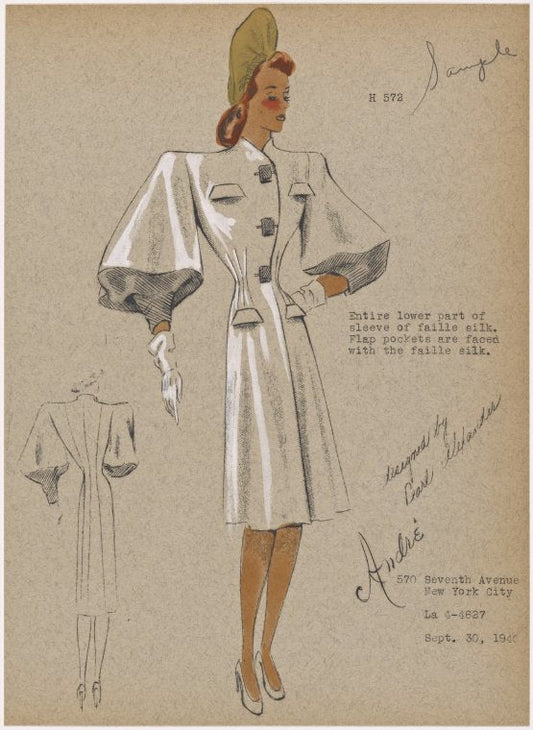 Entire lower part of sleeve of faille silk.