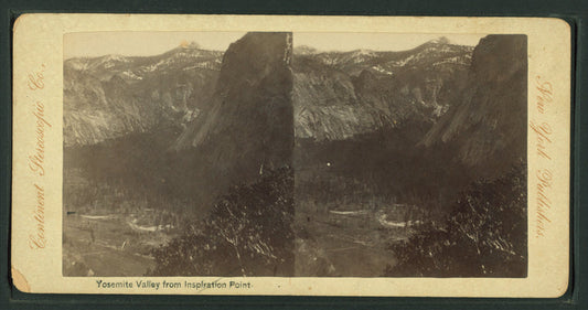 Yosemite Valley from Inspiration Point.