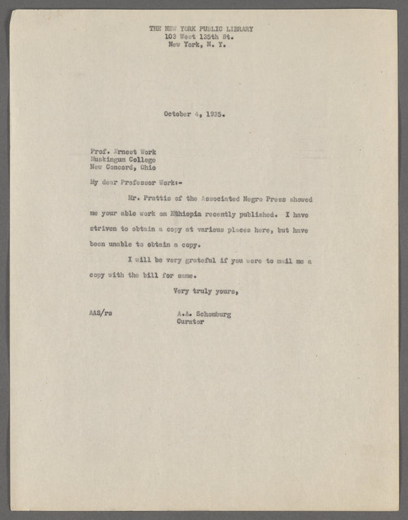 Work, Ernest