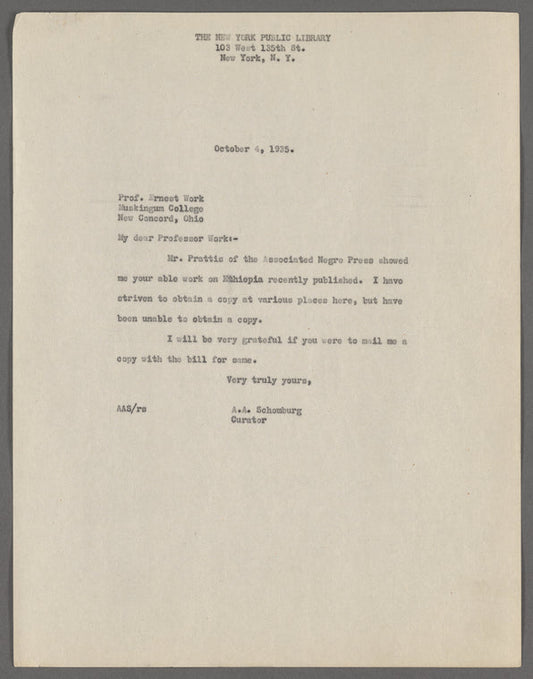 Work, Ernest