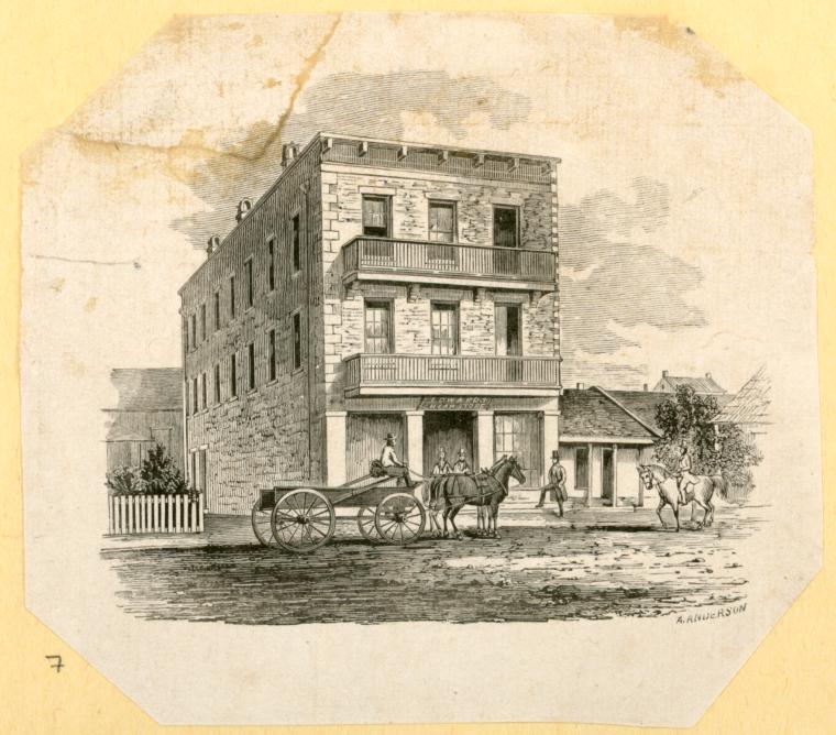 Various large buildings.