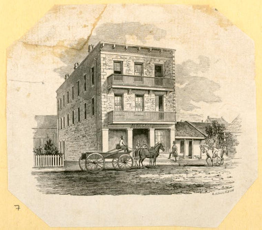 Various large buildings.