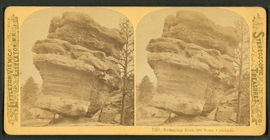 Balancing Rock, 300 tons, Colorado.