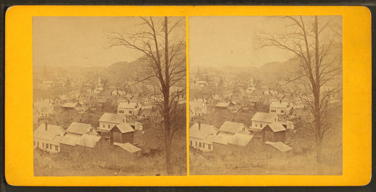 General view of Brattleboro, Vermont.