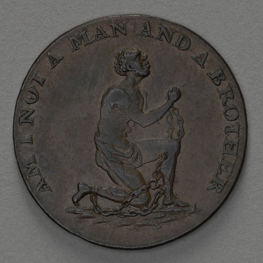 "Am I Not a Man and a Brother" token