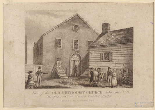 View of the Old Methodist Church, John Str. -- N.Y