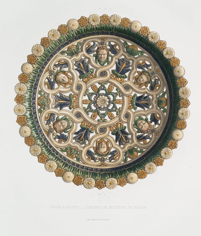 Coupe à fruits, cabinet de Mr. Dutuit de Rouen.