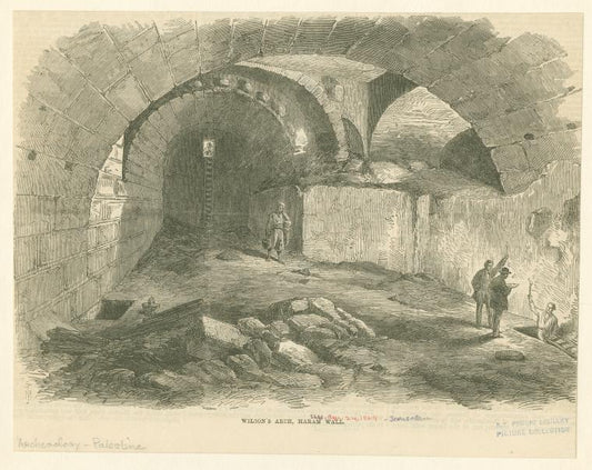 Wilson's arch, Haram wall