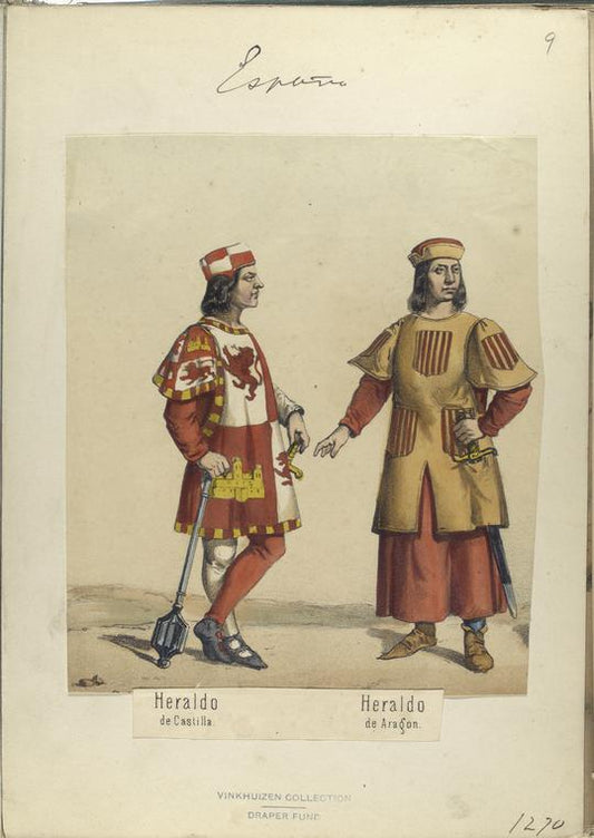 Heraldo de Castilla; Heraldo de Aragon. 1270