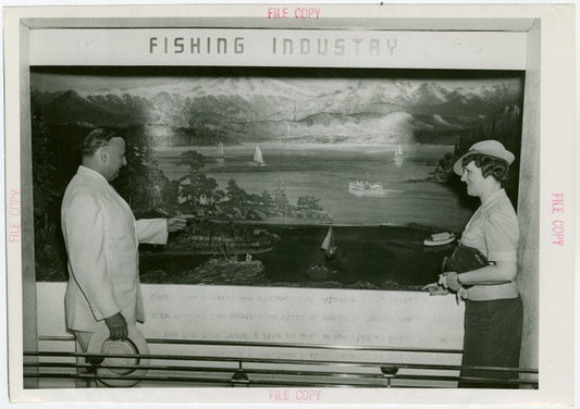 Washington (State) Participation - Man and woman at exhibit