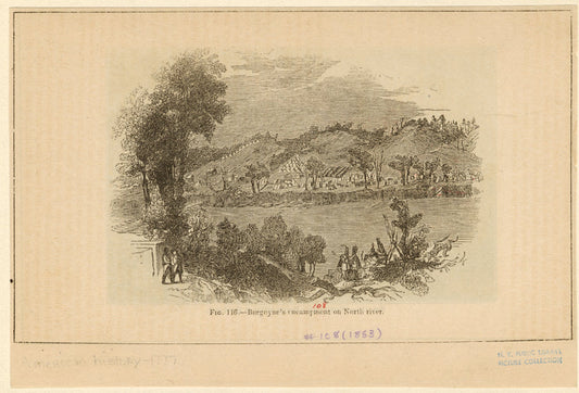 Burgoyne's encampment on North River