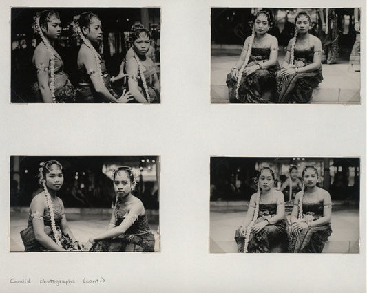 Bedoyo Ketawang dancers: candid photographs