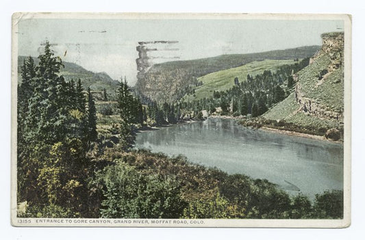 Entrance to Gore Canyon, Moffat Road, Colorado