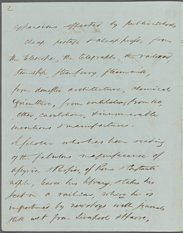 "To The Public." Holograph MS, unsigned, undated