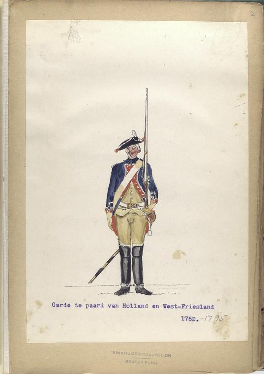 Garde te paard van Holland en West-Friesland. 1752-1795
