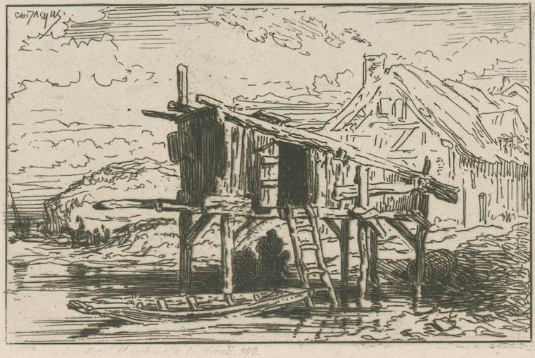 Cabanes de pêcheurs.