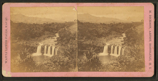 Waiuli [Wailua] Lower Falls, Kauai