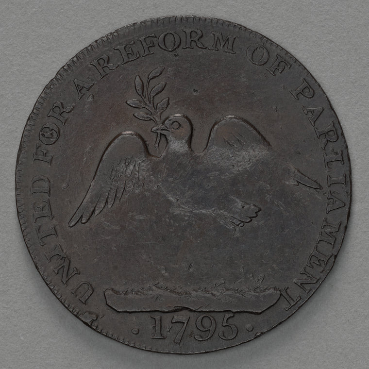 United for a Reform of Parliament 1795 coin