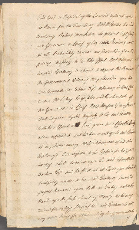 Draft indenture and "Historical Memoirs" entries for 1761 November 11-14