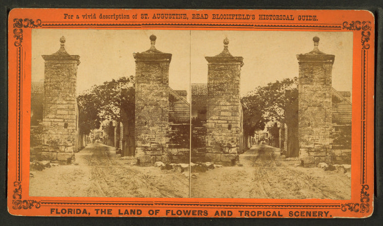 City gates, looking into St. George Street.