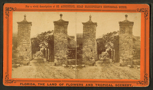 City gates, looking into St. George Street.