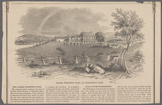 Daniel Webster's farm, at Marshfield, Mass.