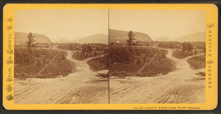 Carter's Notch, from North Conway.