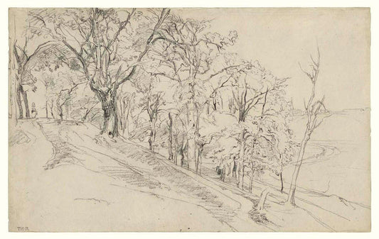 Forest in Boisrémond (recto); Cottage in a Forest (verso) Gm-14449001