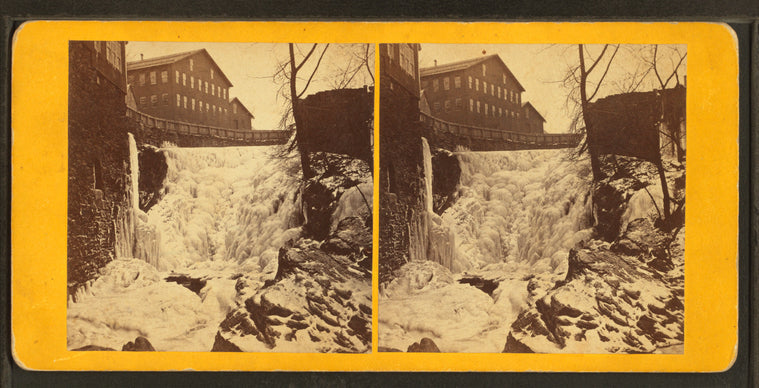 Whetstone Brook in winter, Brattleboro, Vt.