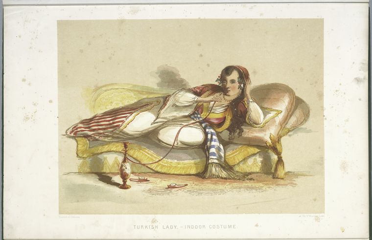 Turkish Lady -- Indoor Costume
